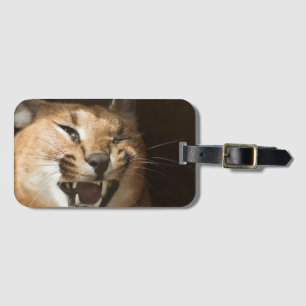 Goofy Lynx Luggage Tag