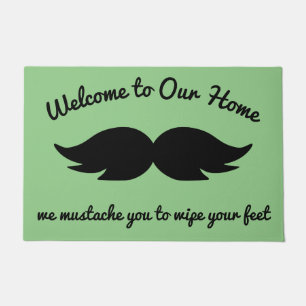 Goofy Moustache Doormat