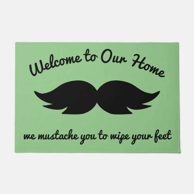 Goofy Moustache Doormat (Front)