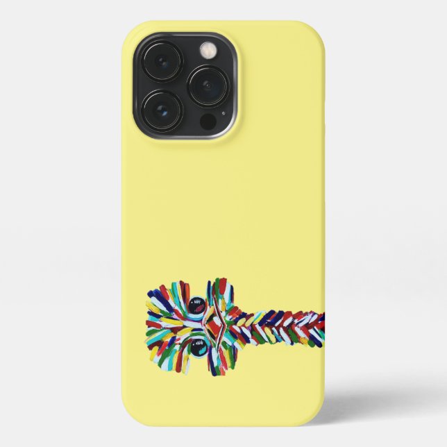 Goofy Ostrich iPhone Case - Yellow (Back)