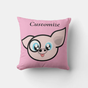 Goofy Pig Smiling Thunder_Cove Cushion