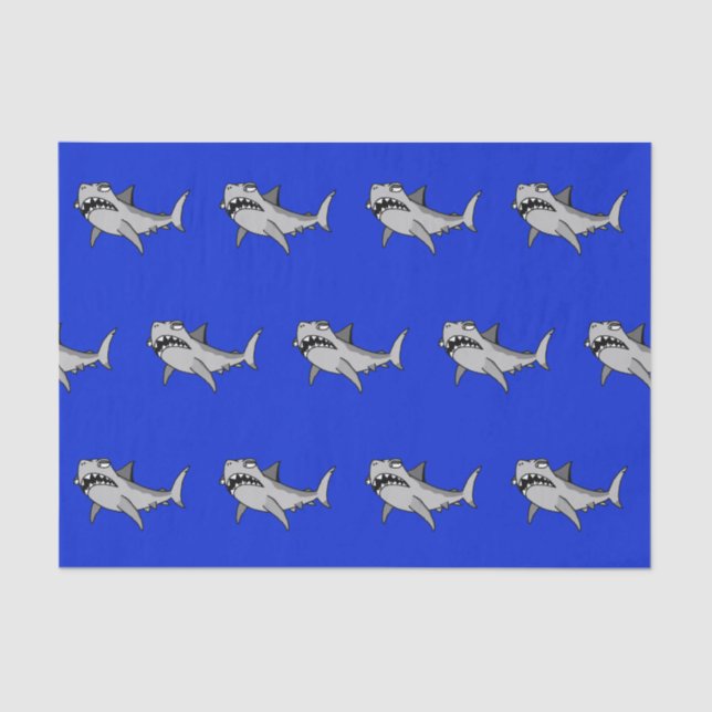 Goofy Shark Tissue Paper (Front)