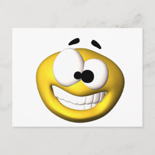 Goofy yellow postcard