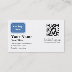 Google Maps Locator Business Card