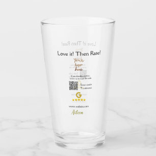 Google rate us review order purchase business QR Glass