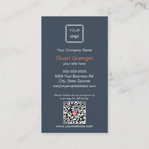 Google Review - Business Card - Instagram QR Link