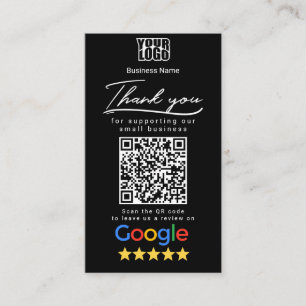 Google Review Business Card Template