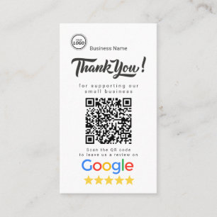 Google Review Business Card Template