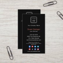 Google Review - Business Card with Social Media