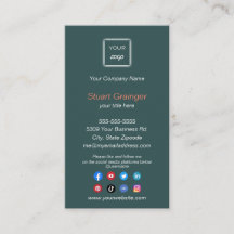 Google Review - Business Card with Social Media