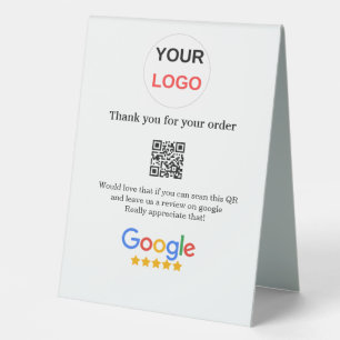 Google review business logo Scan QR review