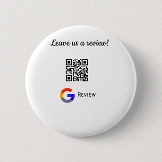 Google review business logo Scan QR review 6 Cm Round Badge