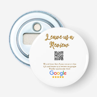 Google review business logo Scan QR review Bottle Opener