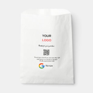 Google review business logo Scan QR review Favour Bags