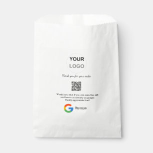 Google review business logo Scan QR review Favour Bags