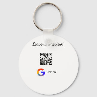 Google review business logo Scan QR review Key Ring