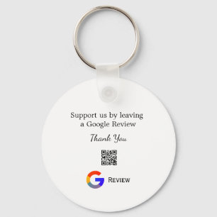 Google review business logo Scan QR review Key Ring