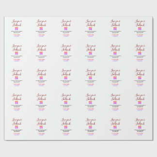 Google review business logo Scan QR review Wrapping Paper