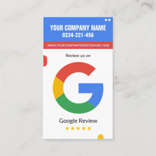 Google Review Card For any businesses