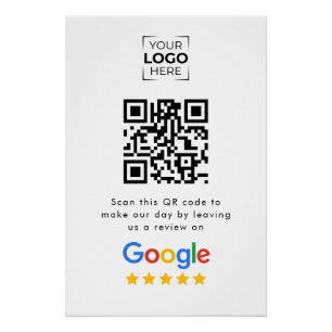 Google Review QR Code Business Review Poster