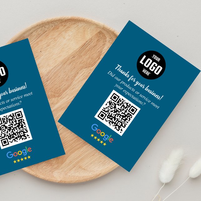 Google Review QR Code Cards | Business Thank You  (Google Review QR Code Cards | Business Thank You Inserts)