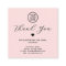 Google Review QR Code Thank You Square Pink