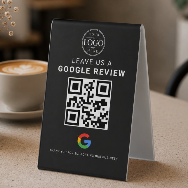 Google Review QR Display Black (Creator Uploaded)