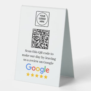 Google Review QR Rating Display Stand