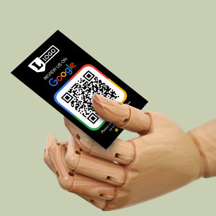 Google Review Request Card with Logo Card