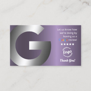 Google Reviews Business Card