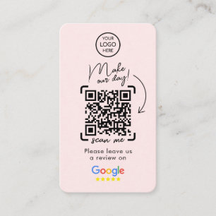 Google Reviews Business Review Us QR Code Busi Business Card