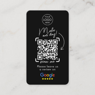 Google Reviews Business Review Us QR Code Busi Card
