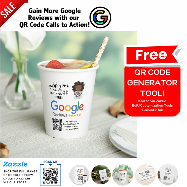 GOOGLE REVIEWS FOR BAR CAFE RESTAURANT COFFEE SHOP PAPER CUPS (Creator Uploaded)