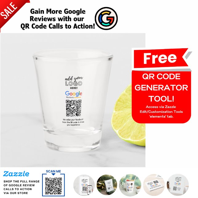 GOOGLE REVIEWS FOR BAR CAFE RESTAURANT COFFEE SHOP SHOT GLASS (Creator Uploaded)