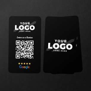 Google Reviews QR Code Business Review Link 5 Star Card