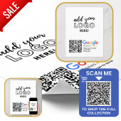 GOOGLE REVIEWS QR code Custom Branded Poster