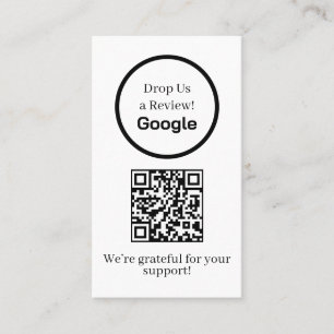 Google Reviews QR   Custom Business Feedback Link Business Card