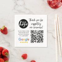Google Reviews Thank You Logo QR Code