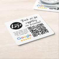 Google Reviews Thank You Logo QR Code
