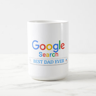 Google Search Engine Colour Best Dad Ever  Coffee Mug
