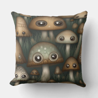 Googly Eyed Garden Botanical Cushion