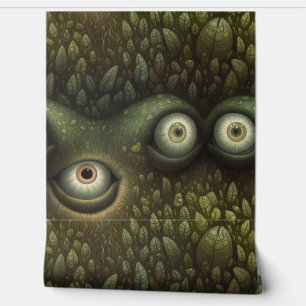 Googly Eyed Garden Botanical Wallpaper