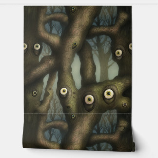 Googly Eyed Garden Botanical Wallpaper