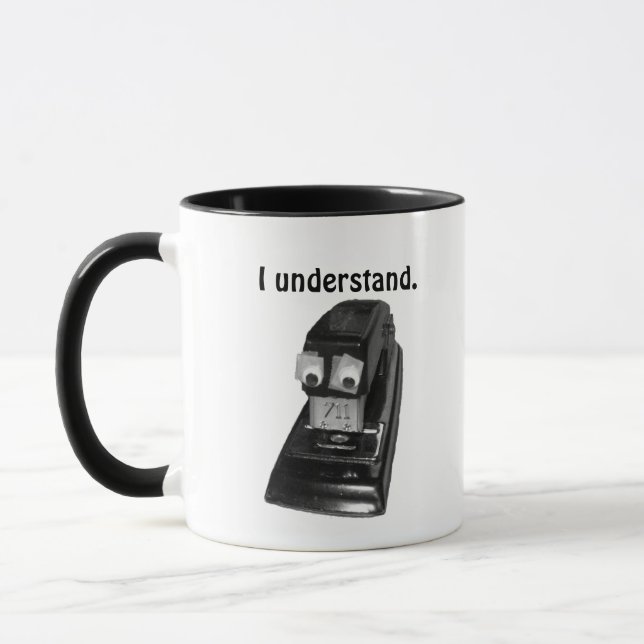 Googly-Eyed Stapler Mug (Left)