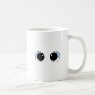 googly eyes coffee mug