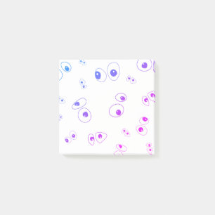 Googly eyes drawing simple silly and fun post-it notes