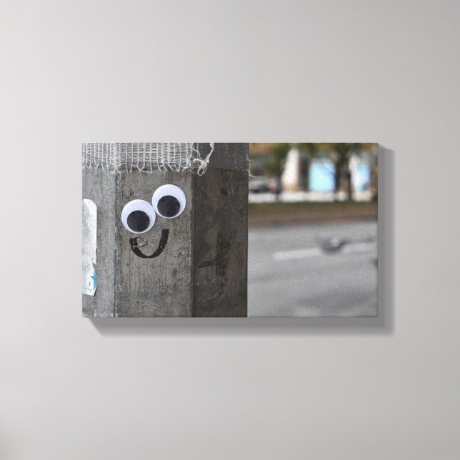 Googly Eyes Eyeballs New York City Photography NYC Canvas Print (Front)