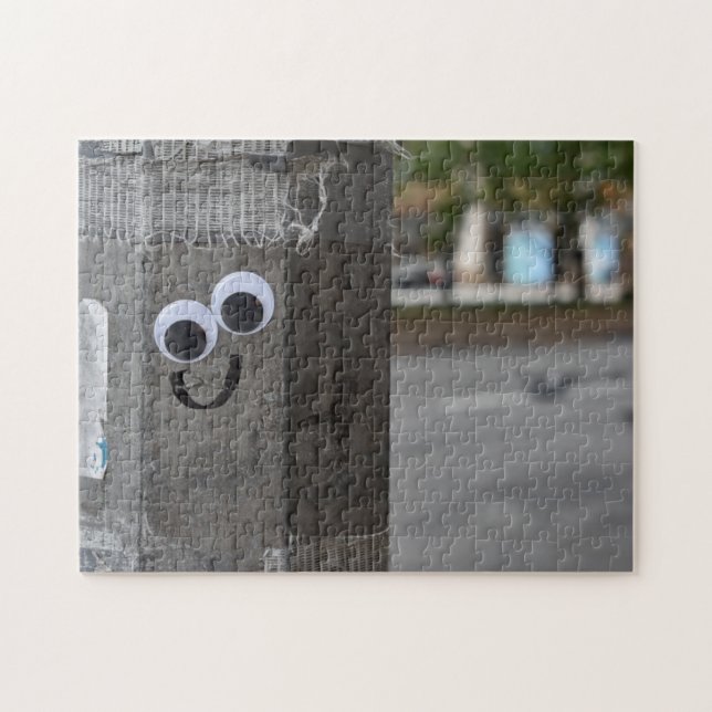 Googly Eyes Eyeballs New York City Photography NYC Jigsaw Puzzle (Horizontal)