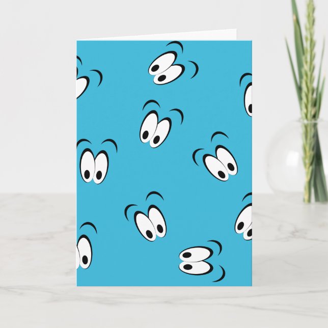 Googly Eyes  Greeting Card (Front)