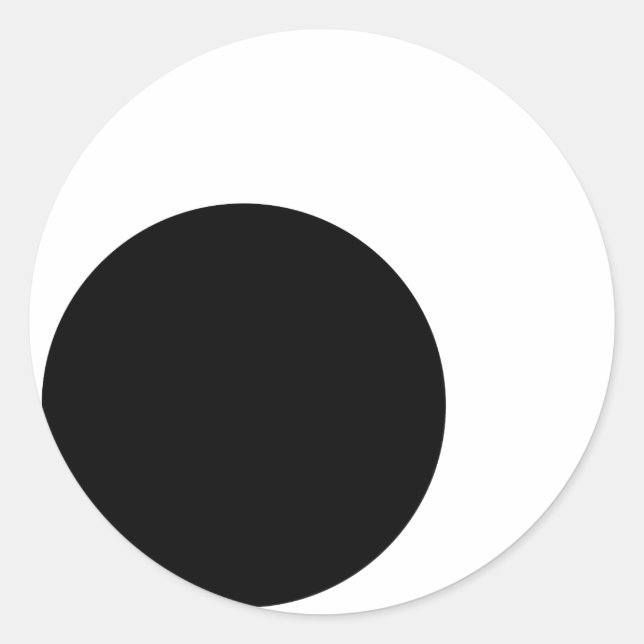 Googly Eyes (no border) Classic Round Sticker (Front)